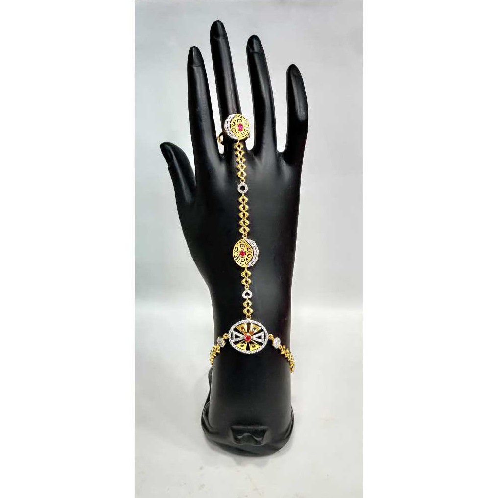 22k ladies fancy exclusive hathpan h-58531