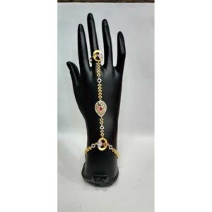 22k Ladies Fancy Gold Hathpan H-58529