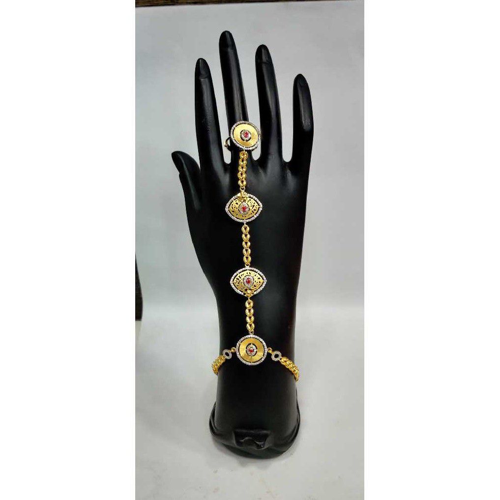 22k Ladies Fancy Gold Hathpan H-58528