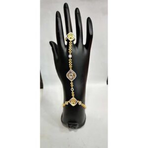 22k ladies fancy gold hathfool h-58523
