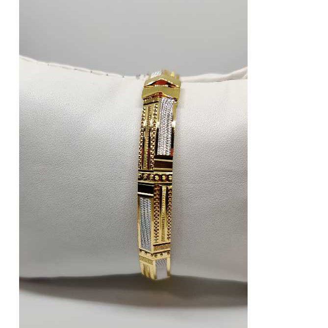 22k gents fancy gold kada g-5165