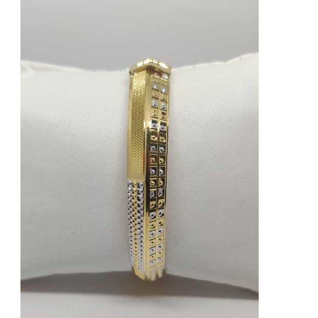 916 Gents Fancy Gold Kada G-5163