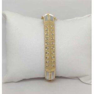 916 Ladies Fancy Gold Lock Kada G-5161