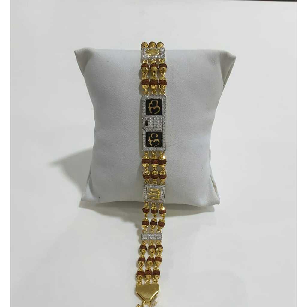 916 Gents Fancy Gold Rudraksh Lucky G-10155