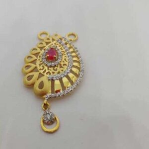 22k Ladies Fancy Gold M S Pendant M-33503
