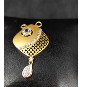 916 Ladies Fancy Gold M S Pendant M-33502