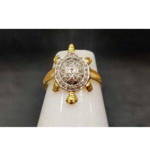 Exclusive 916 Kachua Designer Gold Ring-24803