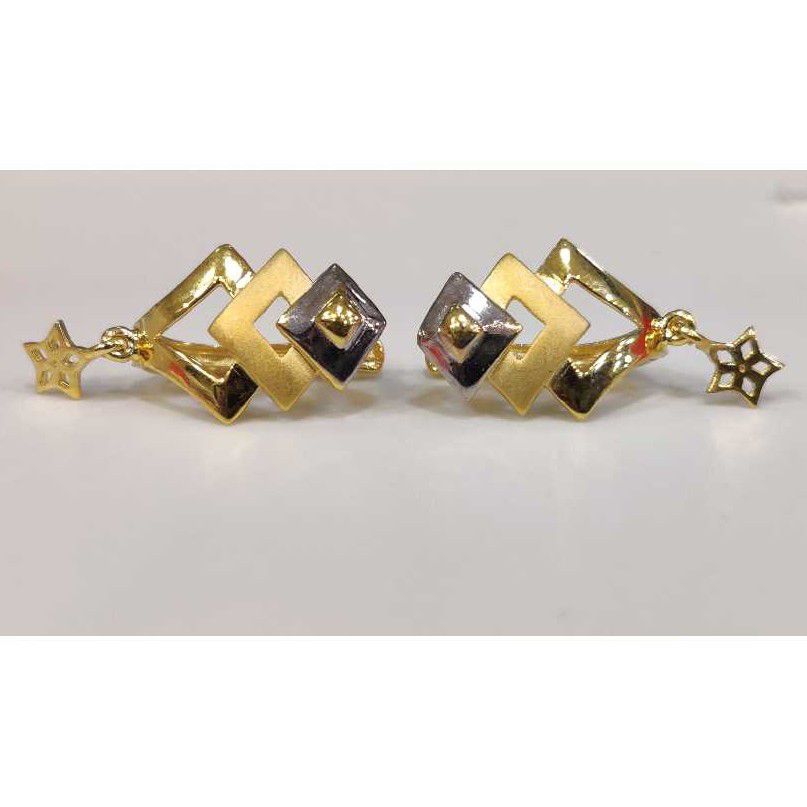 18k Ladies Fancy Plain Bali E-63110