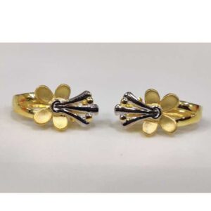 18k Ladies Fancy Gold Earrings E-63105