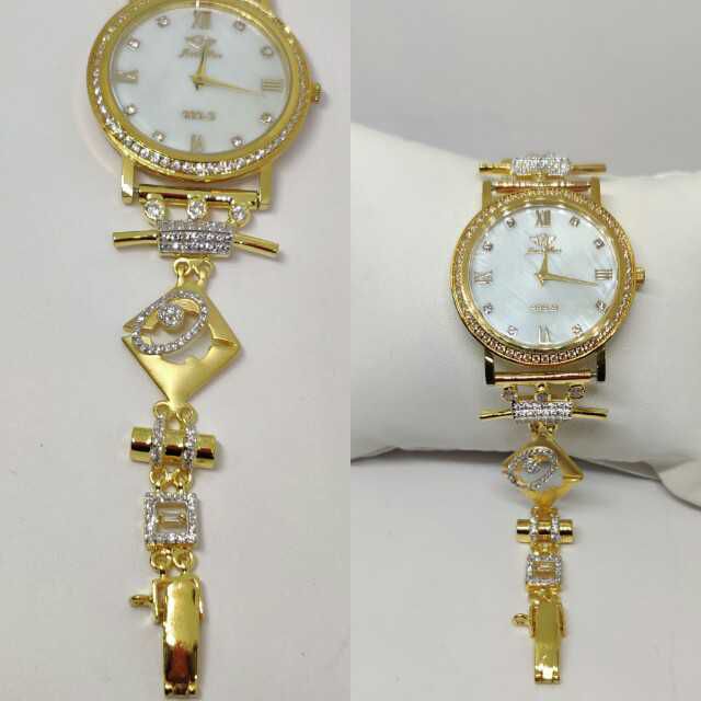 18k Ladies Fancy Gold Indian Watch G-2238
