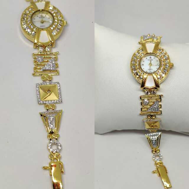 18k Ladies Fancy Gold Indian Watch G-2237