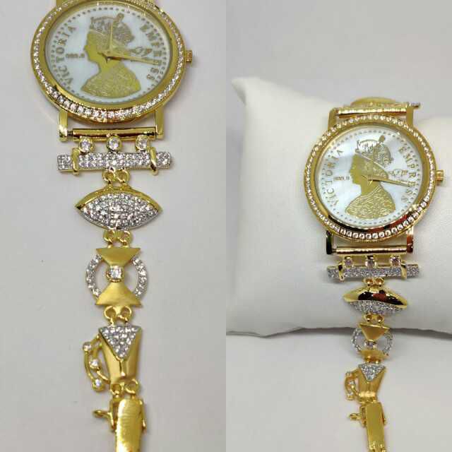 18k Ladies Fancy Gold Indian Watch G-2236