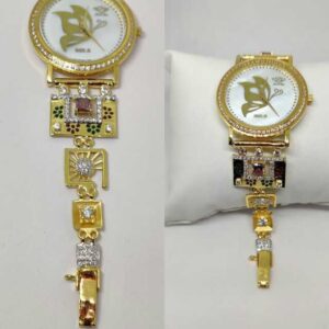 18k Ladies Fancy Gold Indian Watch G-2232
