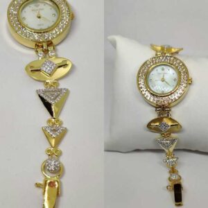 18k Ladies Fancy Gold Indian Watch G-2228