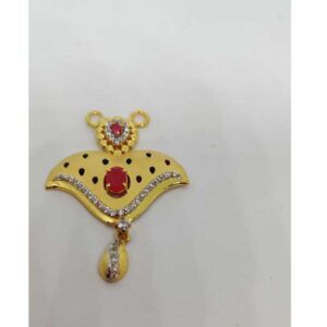 916 Ladies Fancy Gold M S Pendant M-35007