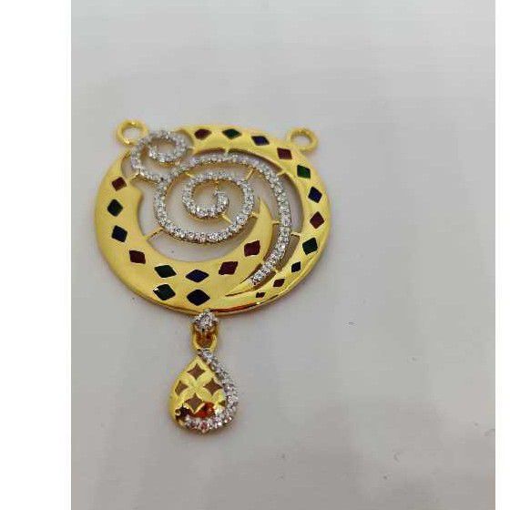 22k Ladies Fancy Gold M S Pendant M-35004