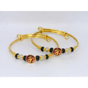 22k Fancy Om Baccha Kadli B-53004