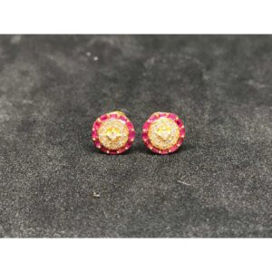 22k Ladies Fancy Gold Earring E-62871