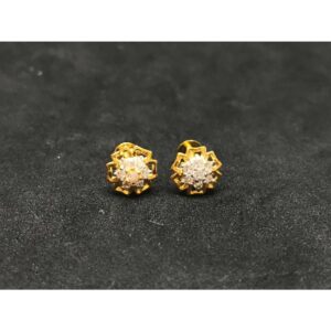 22k Ladies Fancy Gold Earring E-62867