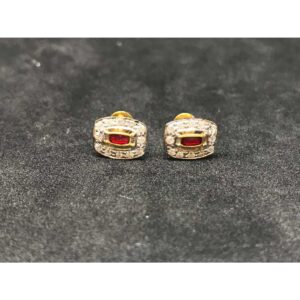 916 Ladies Fancy Gold Earring E-62860