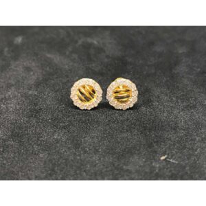 22k Ladies Fancy Gold Earring E-62858