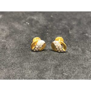 916 Ladies Fancy Gold Earring E-62853