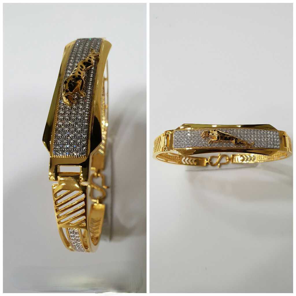 22k Fancy Gold Jaguar Bracelet G-3421