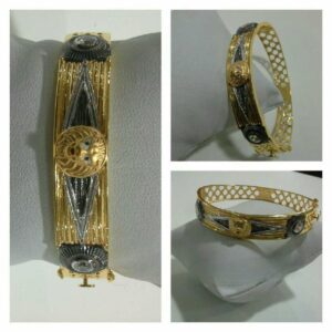 22k Fancy Lion Gold Bracelet G-3420