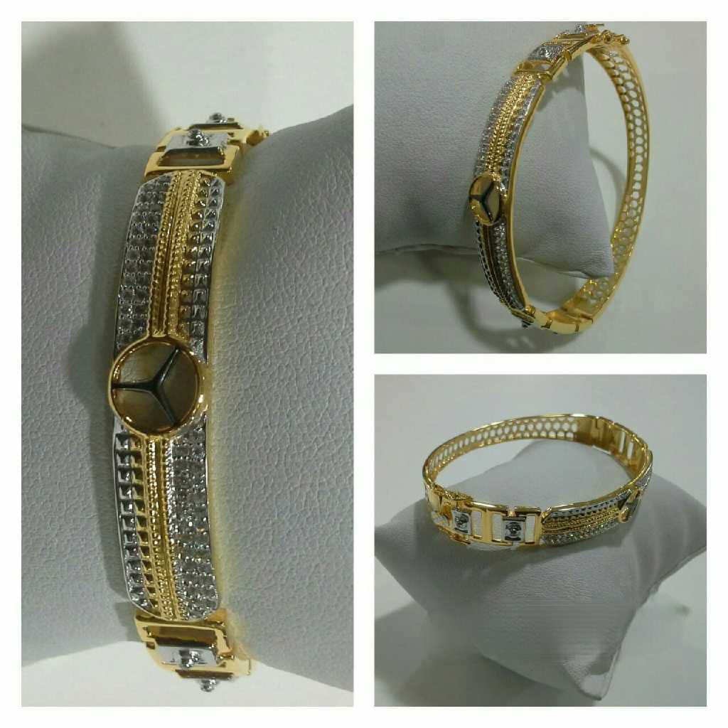 22k Fancy Gold Mercedes Kada G-3412