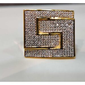 22k Gents Fancy Heavy Ring Gr-27504