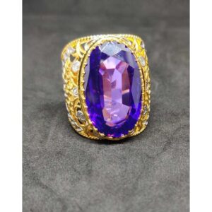 916 Fancy Gents Gold Heavy Ring Gr-27503