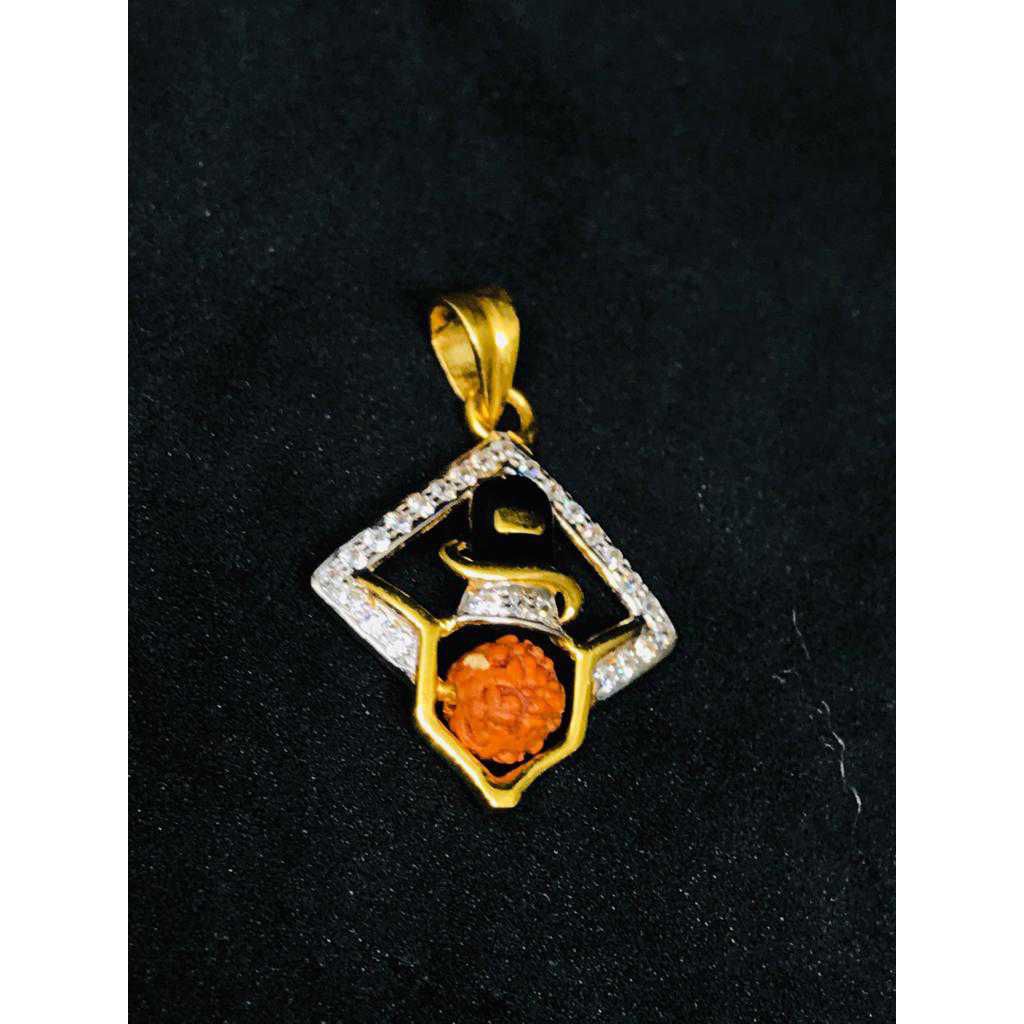 22k Fancy Rudraksh Pendant P-47503