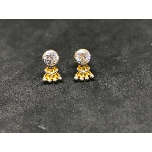 22k Ladies Fancy Gold Earring E-62514