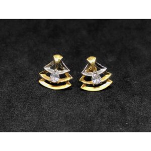 916 Ladies Fancy Gold Earring E-62512