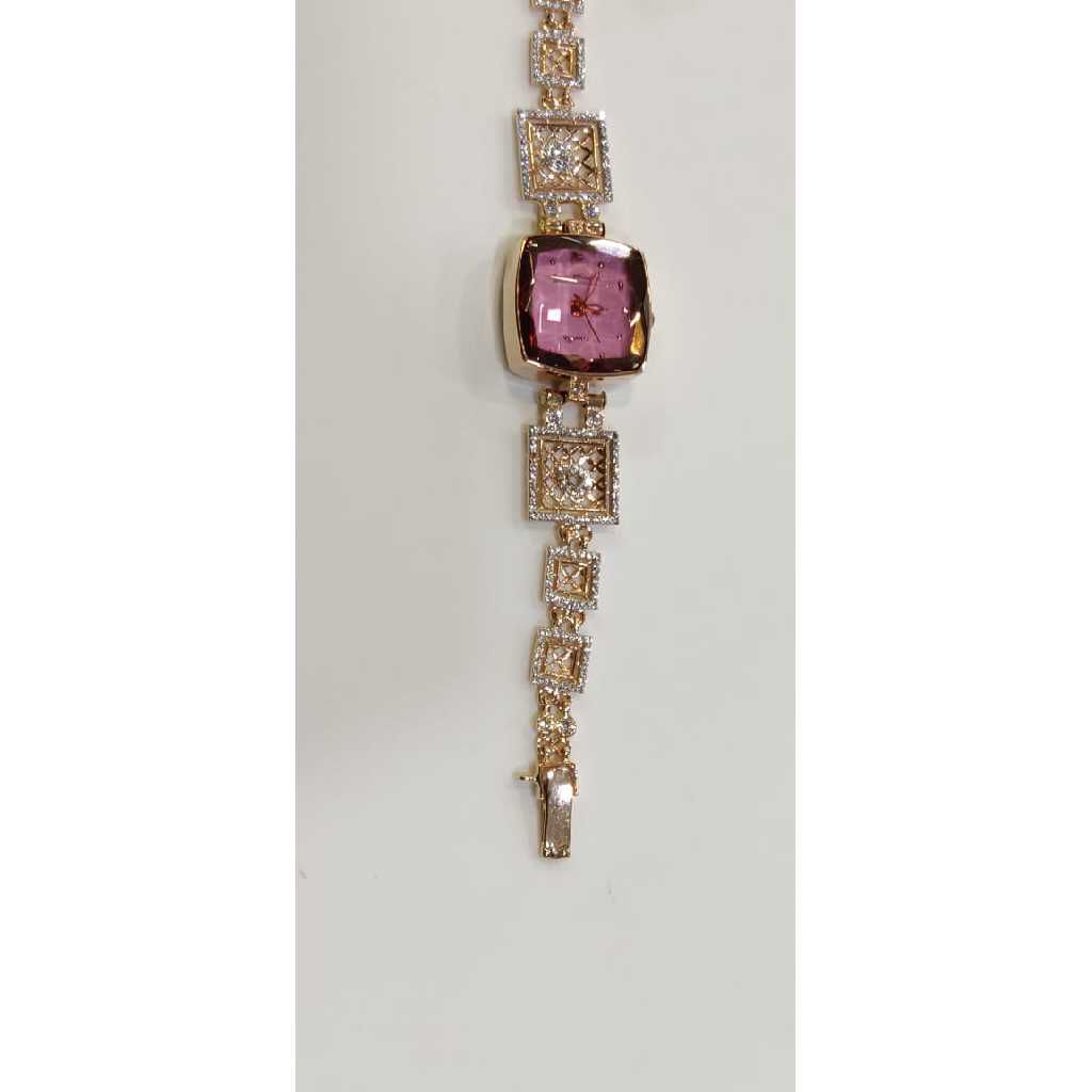 18k Ladies Fancy Gold Watch G-2710