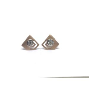 18k Ladies Fancy Rose Earring E-60505