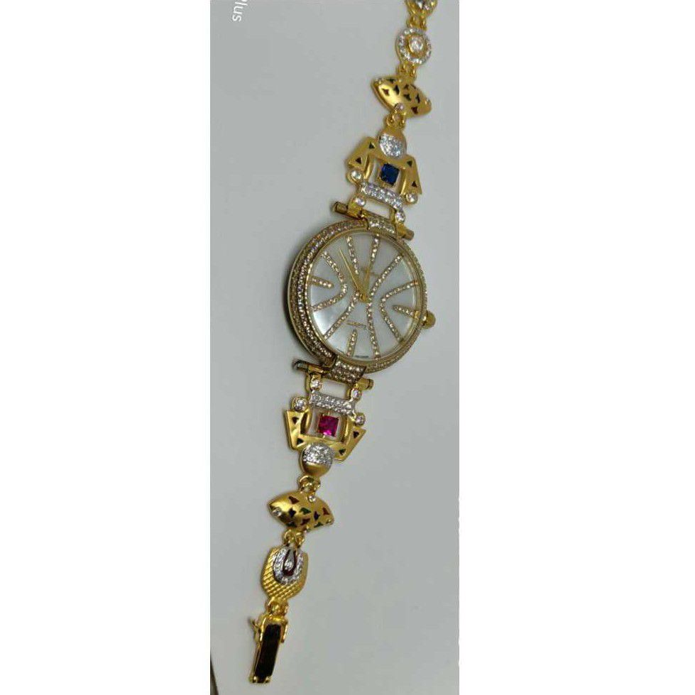 18k Ladies Fancy Gold Watch G-2222