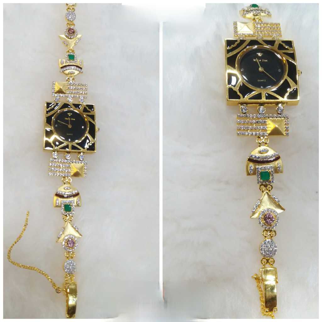 18k Ladies Fancy Gold Watch G-2219