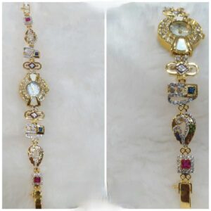18k Ladies Fancy Gold Watch G-2217