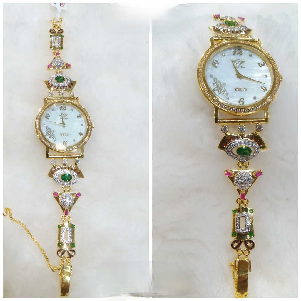 18k Fancy Ladies Gold Watch G-2212