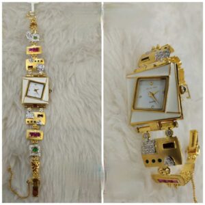 18k Ladies Fancy Gold Watch G-2209