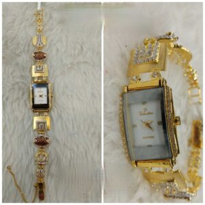 18k Ladies Fancy Gold Watch G-2207
