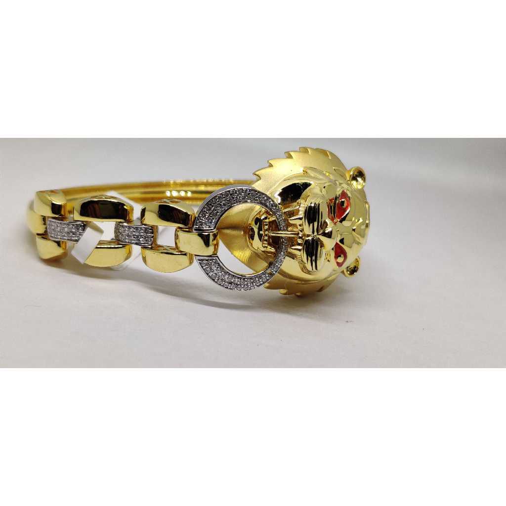 18k Men's Fancy Mahadev Kada G-4107