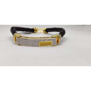 22k Mens Fancy Gold Bracelet G-4510