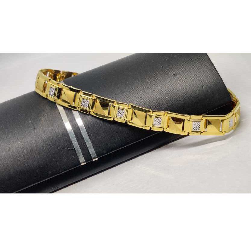 22k Gents Fancy Plain Stone Lucky G-10714