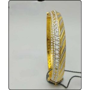 22k Men's Fancy Stone Kada G-5204