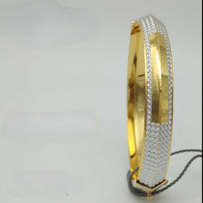 22k Mens Fancy Punjabi Kada G-5196