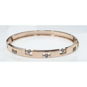 18k Mens Fancy Rose Gold Kada G-4325