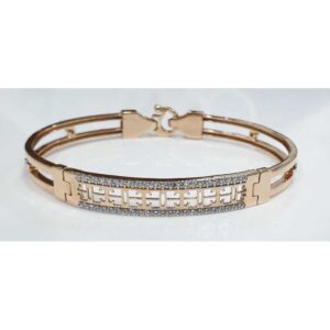 18k Mens Rose Gold Designer Kada G-4323