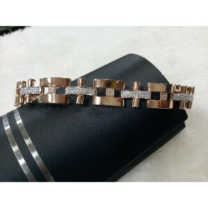 18k Men's Exclusive Rose Gold Bracelet G-10254